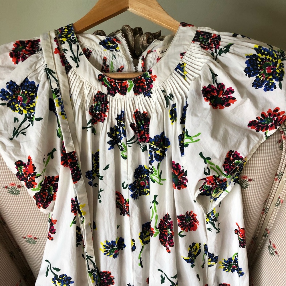 Ulla Johnson poplin floral Jumpsuit/Romper